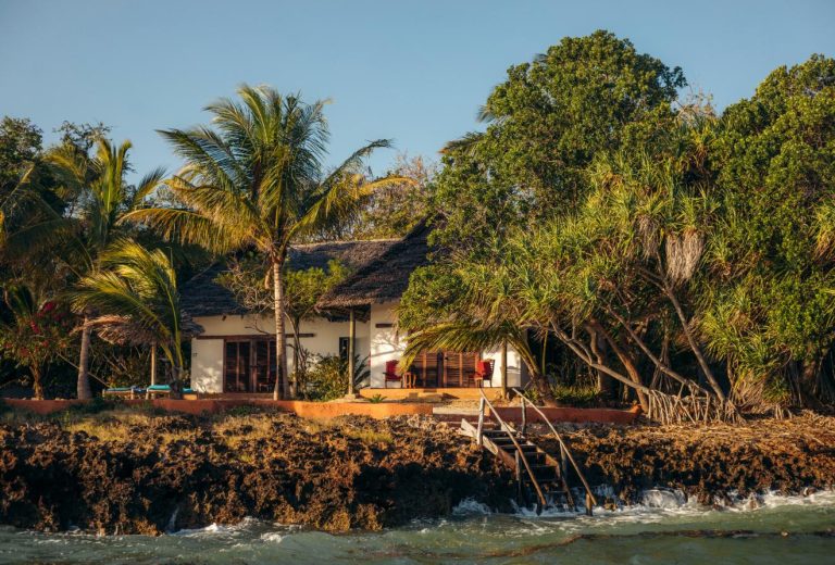 Sea View Deluxe cottage on the shoreline at Fumba Beach Lodge