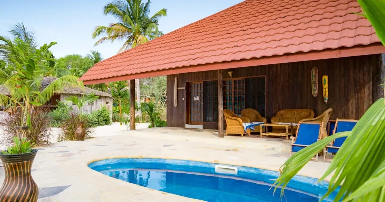 Family Pool Bungalow with private dipping pool and terrace at Kendwa Rocks
